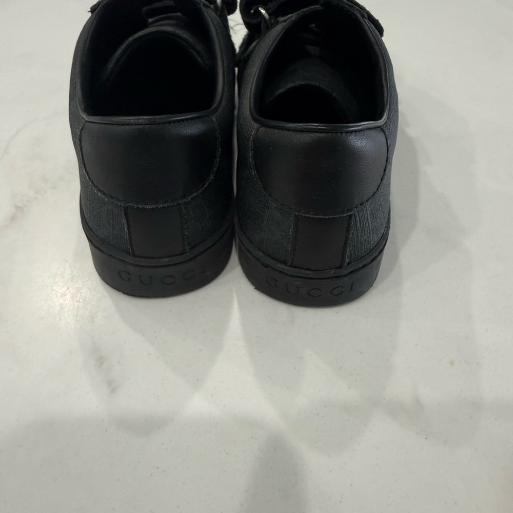Gucci Black Velcro Strap Sneakers - Picture 3 of 5